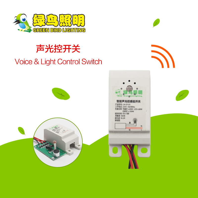 Intelligent Acousto-optic control Emergency Lamp-Incandescent Lamp-LED Induction Switch