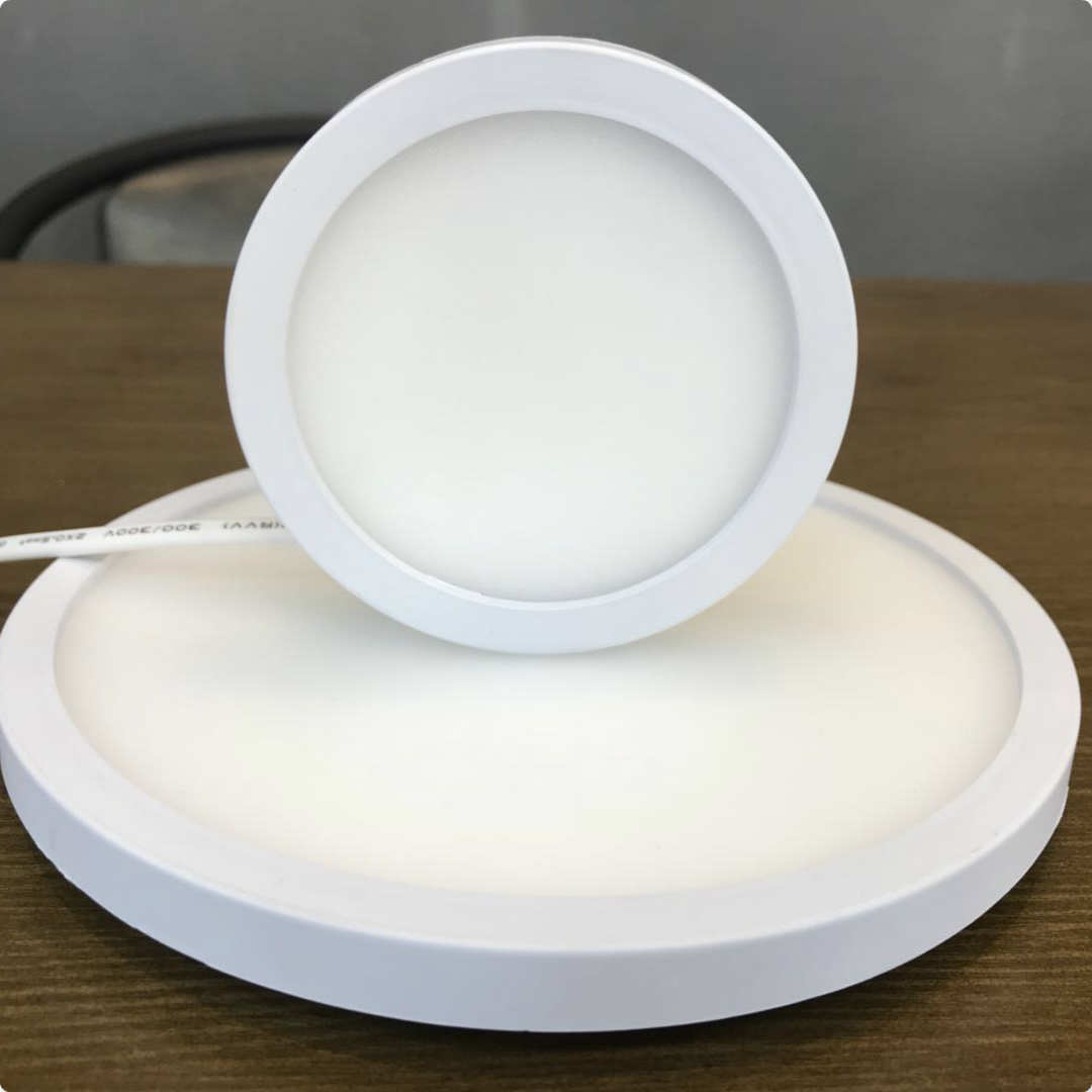 Late-Model Thin White Ceiling Lamp