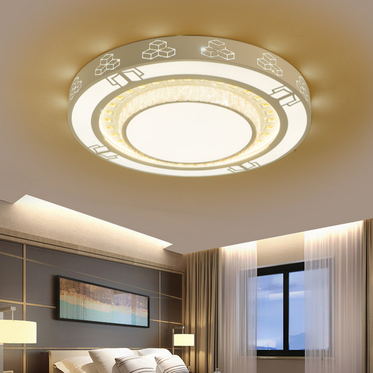 Round simple pattern ceiling lamp