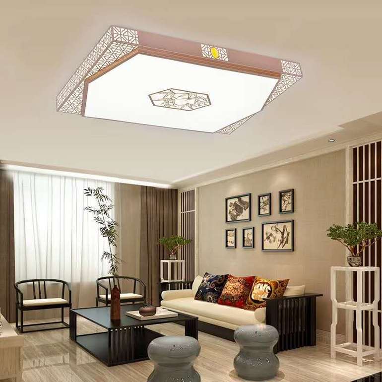 Chinese style square ceiling lamp