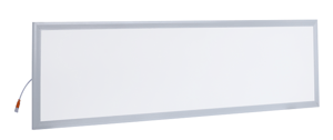 Lengthened rectangular aluminium-edged LED panel lamp