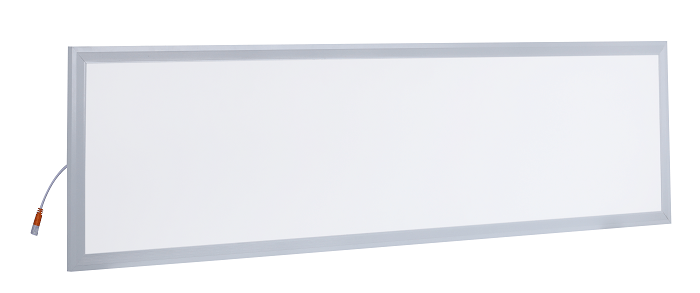 Lengthened rectangular aluminium-edged LED panel lamp