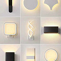 Multi-style modern indoor wall lamp