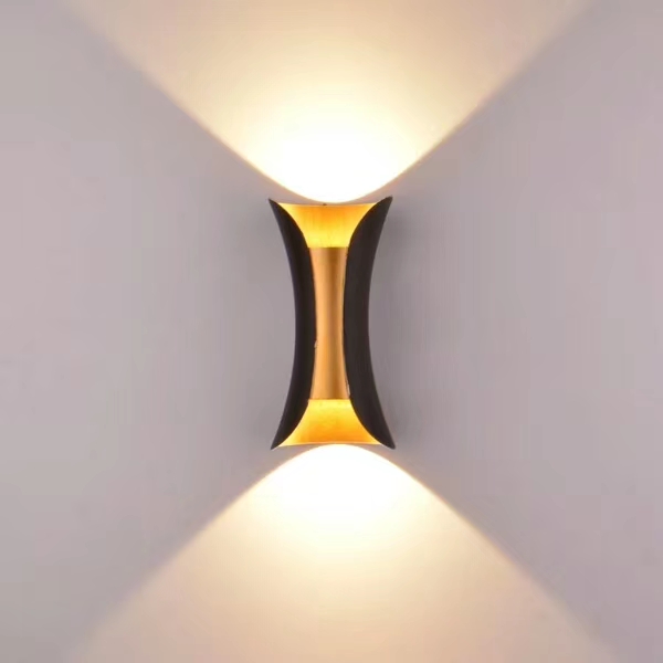 Narrow waist ultra-bright warm light wall lamp