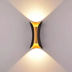 Narrow waist ultra-bright warm light wall lamp