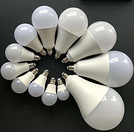 A-type multi-wattage white LED bulb