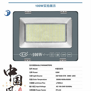 100W Chinese-Style Floodlight