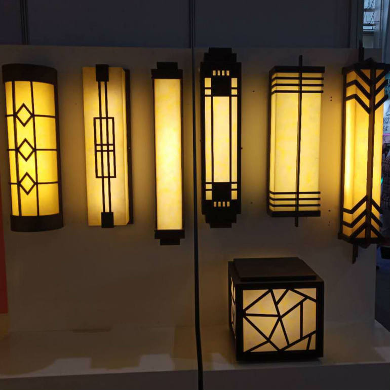 Simple Chinese Warm Light Outdoor Wall Lamp