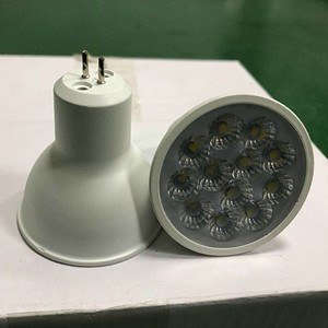 Simple White Plastic Shell Indoor LED Bulb