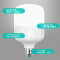 Heat dissipating white LED bulb A-1084