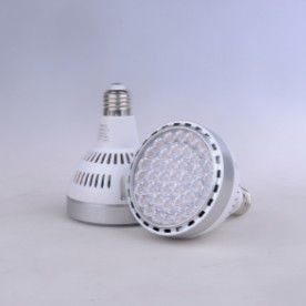 Silver ring white aluminium shell energy-saving PAR lamp