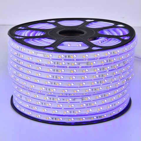 Flat LED purple light strip