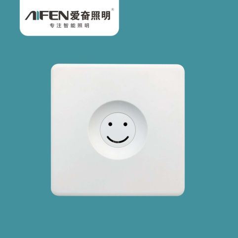 LED Aluminum Smiling Face Smart Switch