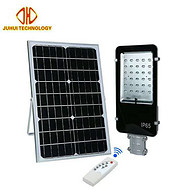 Black square energy-saving remote control solar street lamp