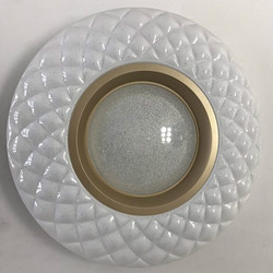 Sunflower pattern golden interior edge ceiling lamp