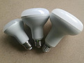 R-type White Plastic-clad Aluminum LED Bulb Lamp