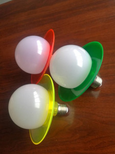 Colorful cover globe LED bulb lamp