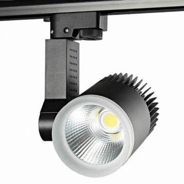 Black frosted, adjustable, LED COB commercial track light