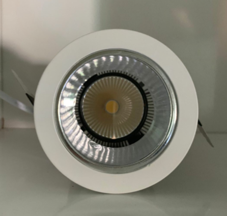 White-edge Spiral Inner LED COB Down Lamp