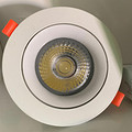 Simple white energy-saving LED COB down light