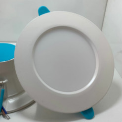 Modern circular blue&white down lamp