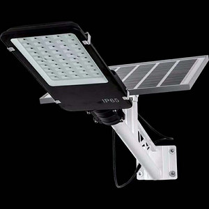 Black square LED SMD solar street lamp