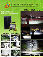 Emergency Solar diamond Floodlight