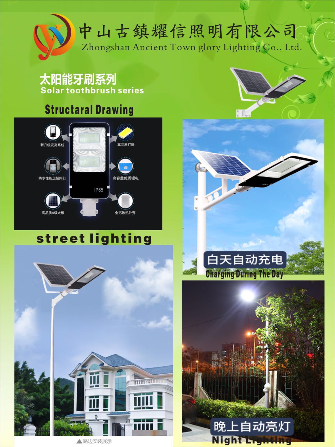 Automatic Charging Solar Toothbrush Series