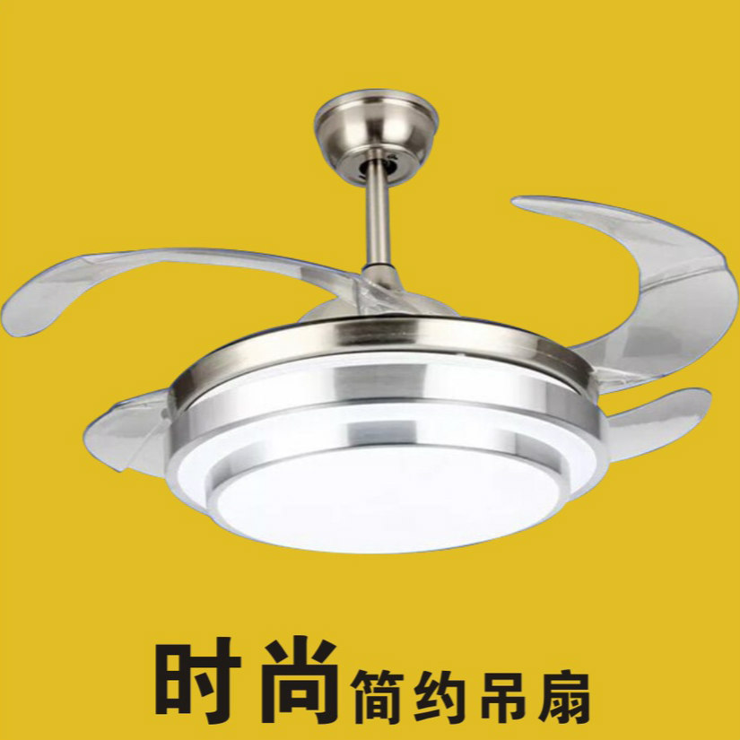 Fashion simple, mute, dimmer, energy saving, environmental protection ceiling fan lamp