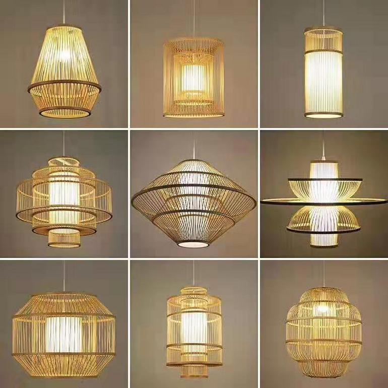 Multi-style new Chinese creative bamboo Chandelier