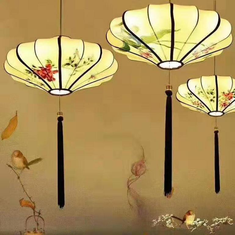 Classical Chinese hand-painted lantern dining Chandelier