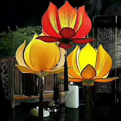 New Chinese creative cloth lotus Chandelier