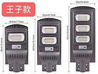 Multi-Wattage Crown Prince Series Solar Floodlight