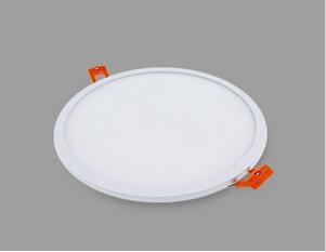 Click-on circle panel light