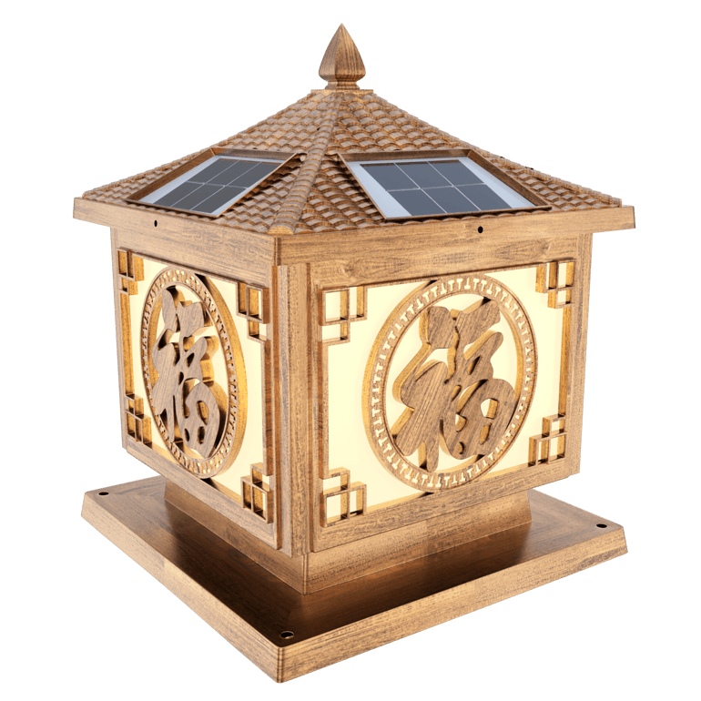 Solar lamp rendering