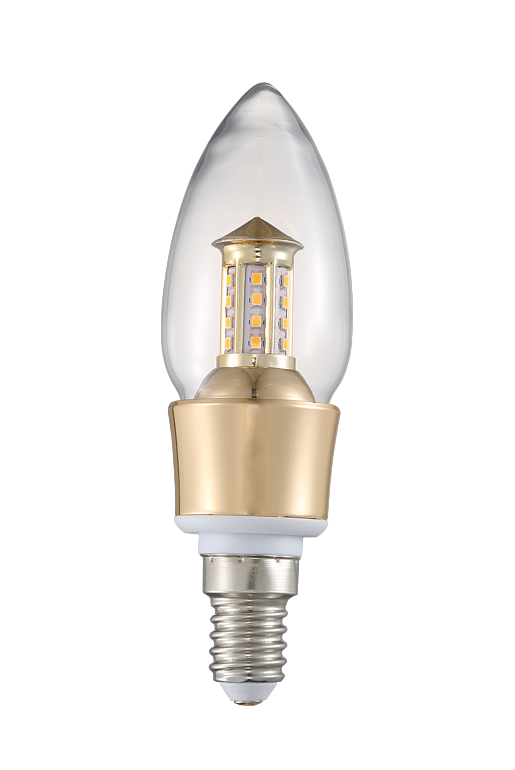 LED Lighting & Technology/LED Bulb(Gold, pointed,5W,E14)