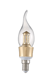 LED Lighting & Technology/LED Bulb(Gold, pointed, alien,5W,E14)