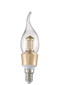 LED Lighting & Technology/LED Bulb(Gold, pointed, alien,5W,E14)