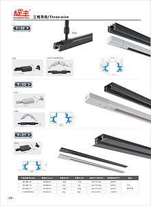 Track lamp/linear/commercial