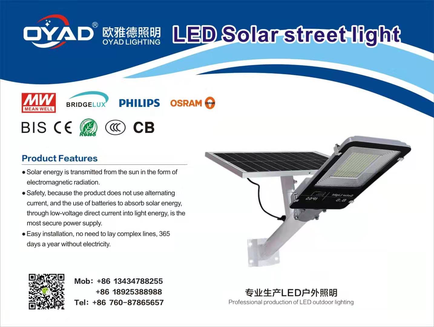 LED street solar light..