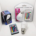 Remote control LED colorful bulb