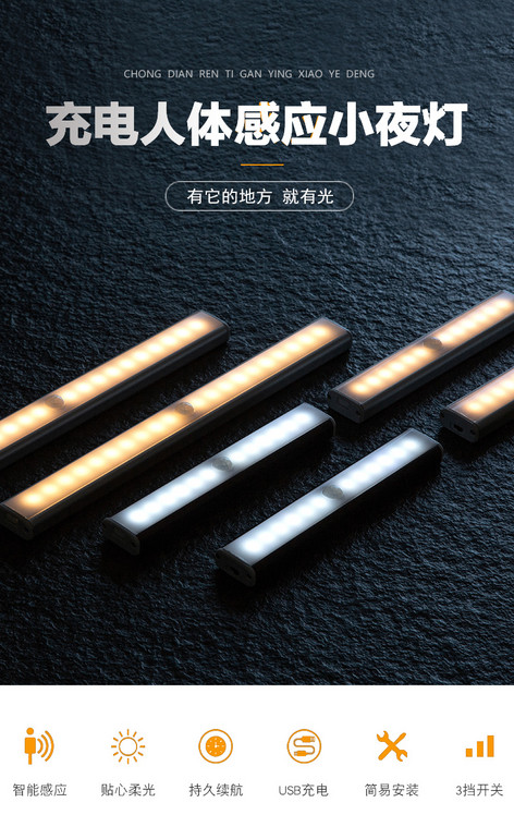 Qianlin Human sensor night light