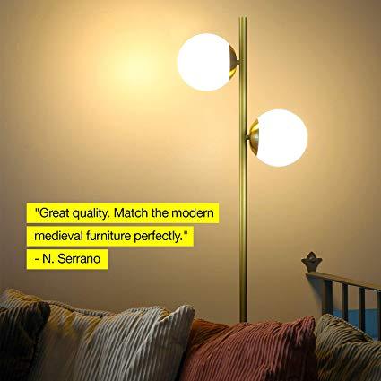 Globe Floor Lamp for Living Room