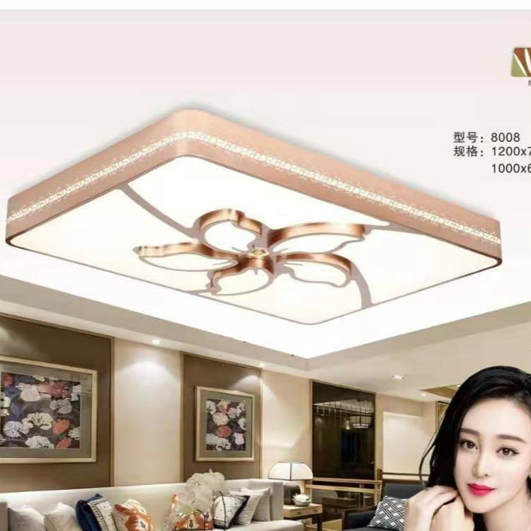 Hot sale indoor bedroom round acrylic modern ceiling lamp