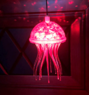 Creative colorful jellyfish lamp KTV bar decorative lamp craft lamp