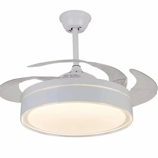Modern minimalist living room dining room ceiling fan lamp electric fan lamp