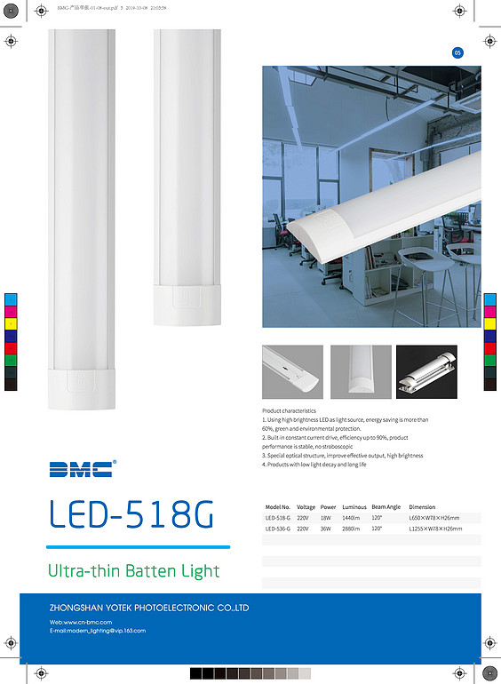 Ultra-thin Batten Light