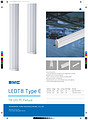 T8/T5 led pc fixture