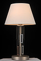 Household Lighting/Table Lamp/Satin nickel color+chrome color+iron+fabric shade+E14*40W