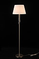 Decorative Lighting/Floor Lamp/Satin nickel color+chrome color+iron+fabric shade+E14*40W